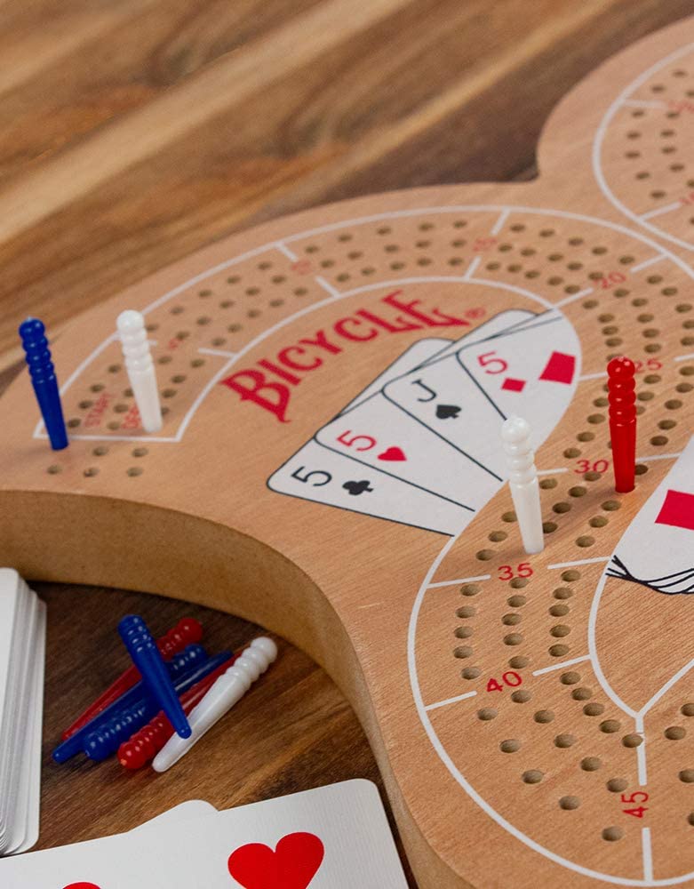 Bicycle discount cribbage board