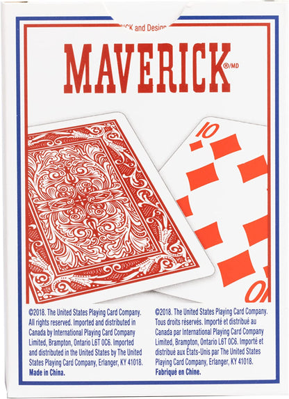 Maverick Playing Cards (Red or Blue)