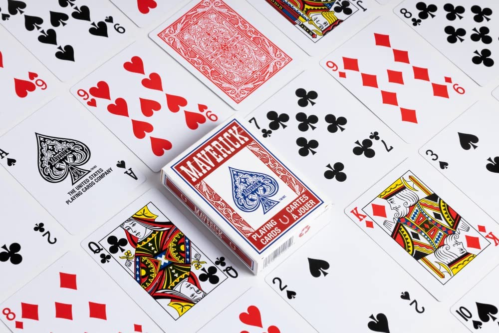 Maverick Playing Cards (Red or Blue)