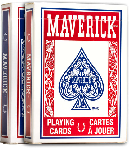 Maverick Playing Cards (Red or Blue)