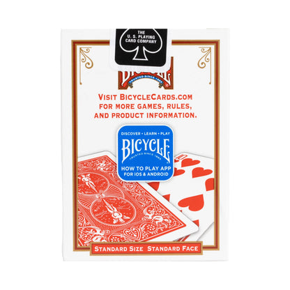 Bicycle Standard Index Rider Back Playing Cards (Red, Blue, & Black)