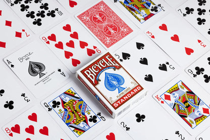 Bicycle Standard Index Rider Back Playing Cards (Red, Blue, & Black)