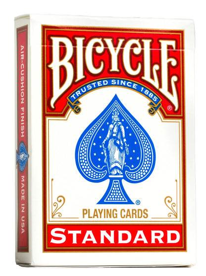 Bicycle Standard Index Rider Back Playing Cards (Red, Blue, & Black)